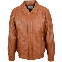 /mens-bomber-leather-jacket-classic-style-jim-dynamo-tan