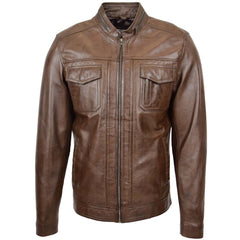 mens-casual-biker-leather-jacket-mist-timber